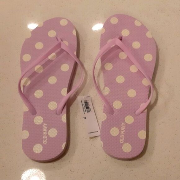 Polka dot flip flops - Picture 1 of 2